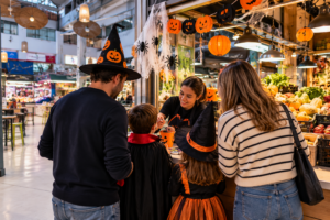Halloween en mercado de Madrid